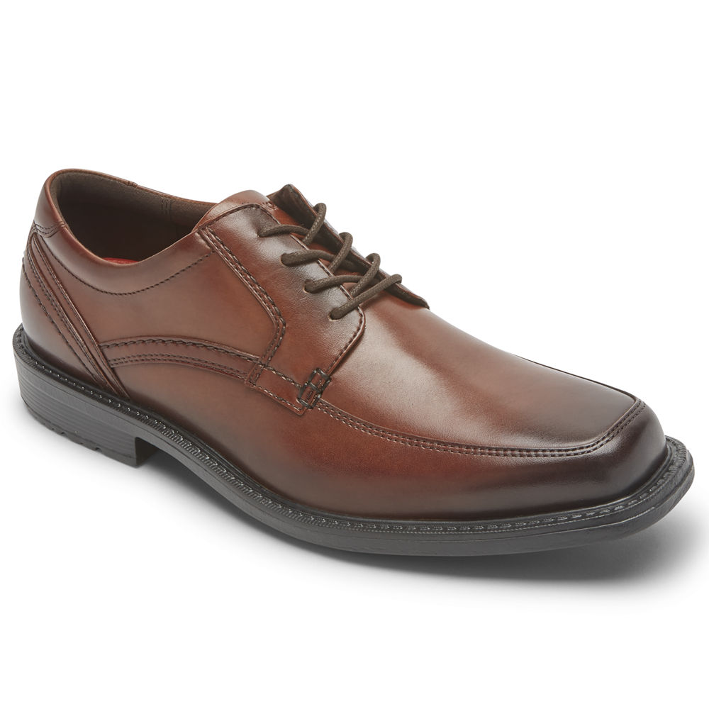 Rockport Mens Lace Up Brown - Style Leader 2 Apron Toe - UK 350-ZNMRDT